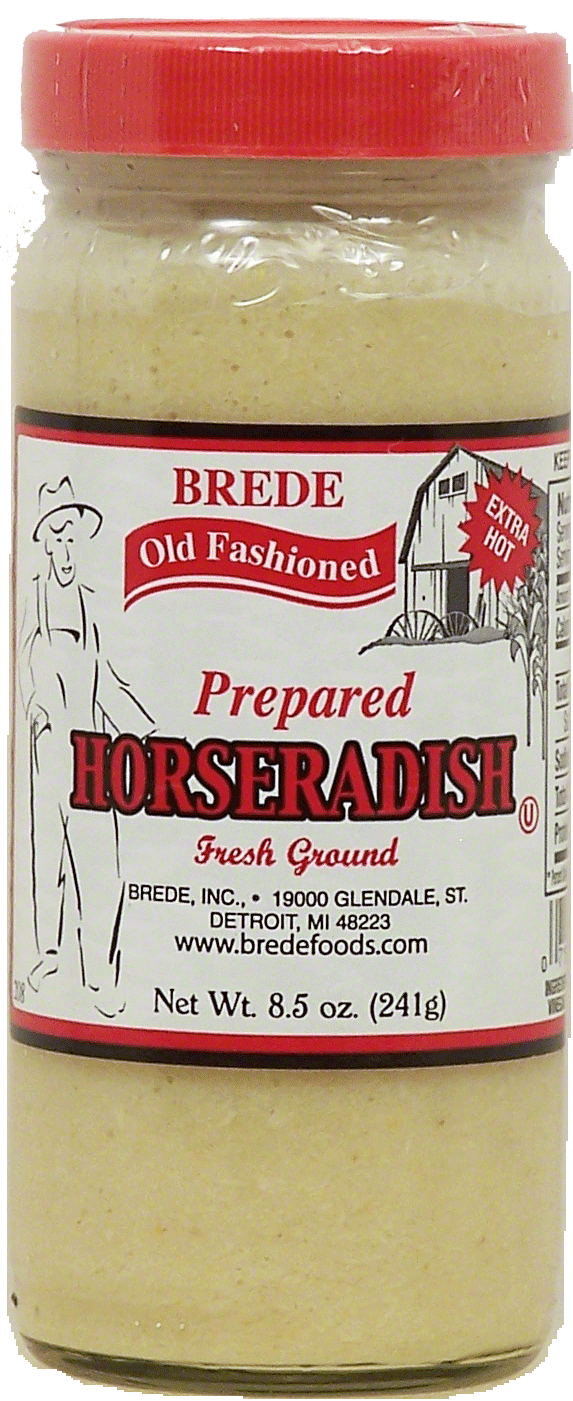 Brede Old Fashioned prepared horseradish, extra hot, fresh ground Full-Size Picture